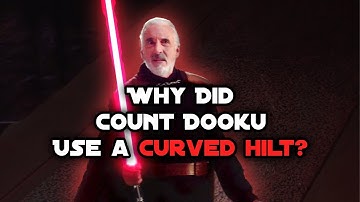 Why Did Count Dooku Use A Curved Hilt Lightsaber?🤔 | #StarWarsLore Explained #StarWars #CountDooku