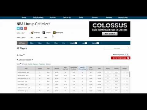 NBA Lineup Optimizer: Advanced Techniques For Expert Players