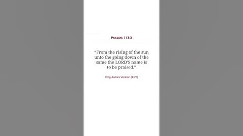 Psalms 113:3 📖💡