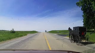 Driving in the US: Amish Country, Kingston and Dalton, WI