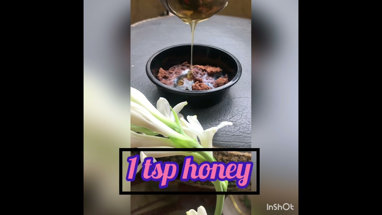 Anti aging hibiscus flower face pack 🌺