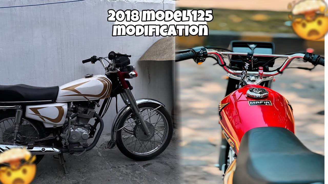 2018 Model Honda 125 Converted to 2025 Model 🔥 || MAFIA 2.0 Look 🥵 || Project 2018 model Part-1 👉