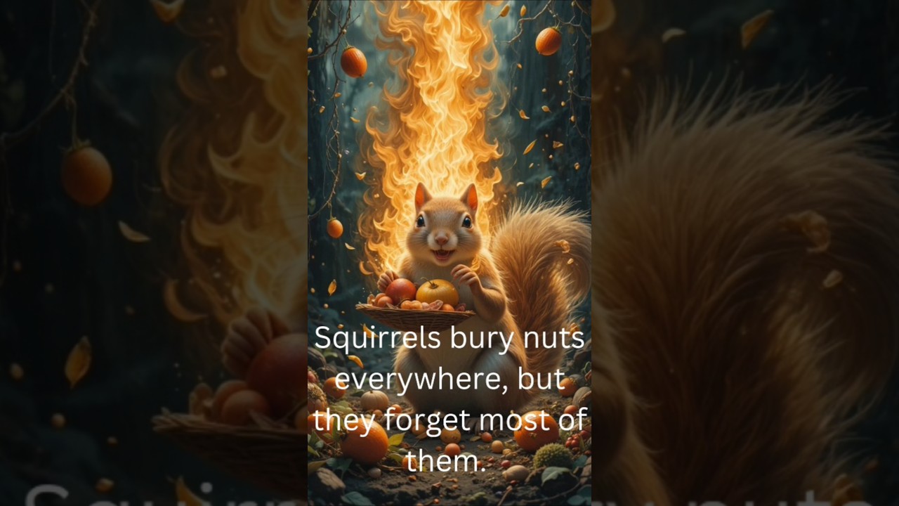 “Squirrels Plant Trees?! 🌰🌳”