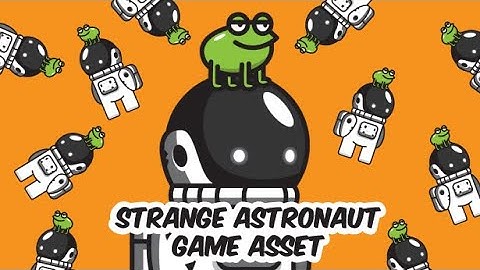STRANGE ASTRONAUT SPRITES - 2D GAME ASSET