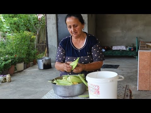 Grandmother Cooked Corn