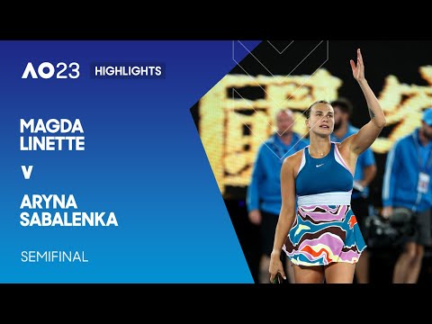 Magda Linette v Aryna Sabalenka Highlights | Australian Open 2023 Semifinal