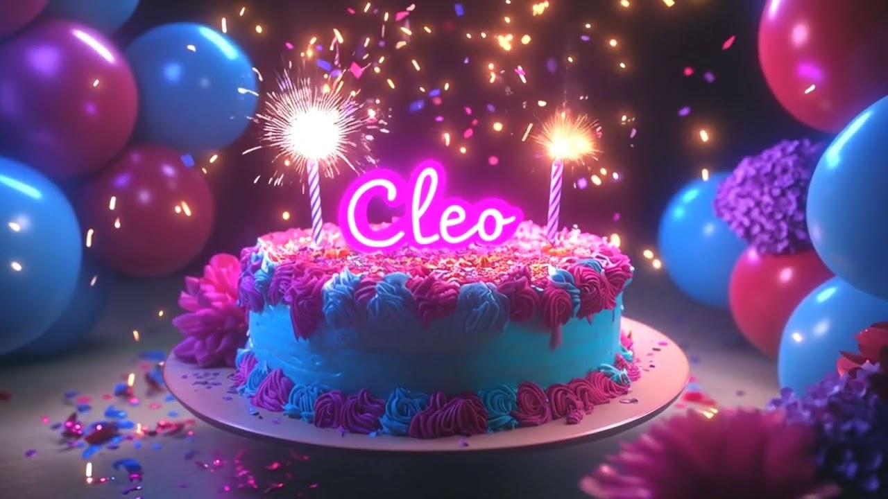 Happy Birthday Cleo - Emotional Birthday Message with Beautiful Song