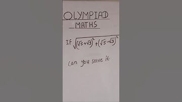 A Nice Olympiad Maths Square Root problems Expansion #maths #olympiad #exam #mathsshortfeed