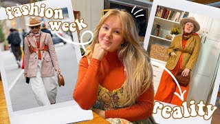 SHOPPING MY CLOSET | recreating fashion week street style with my thrifted wardrobe pt 2| WELLLOVED