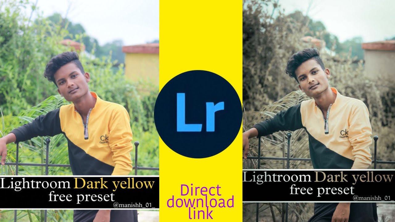 Dark Yellow preset | Lightroom