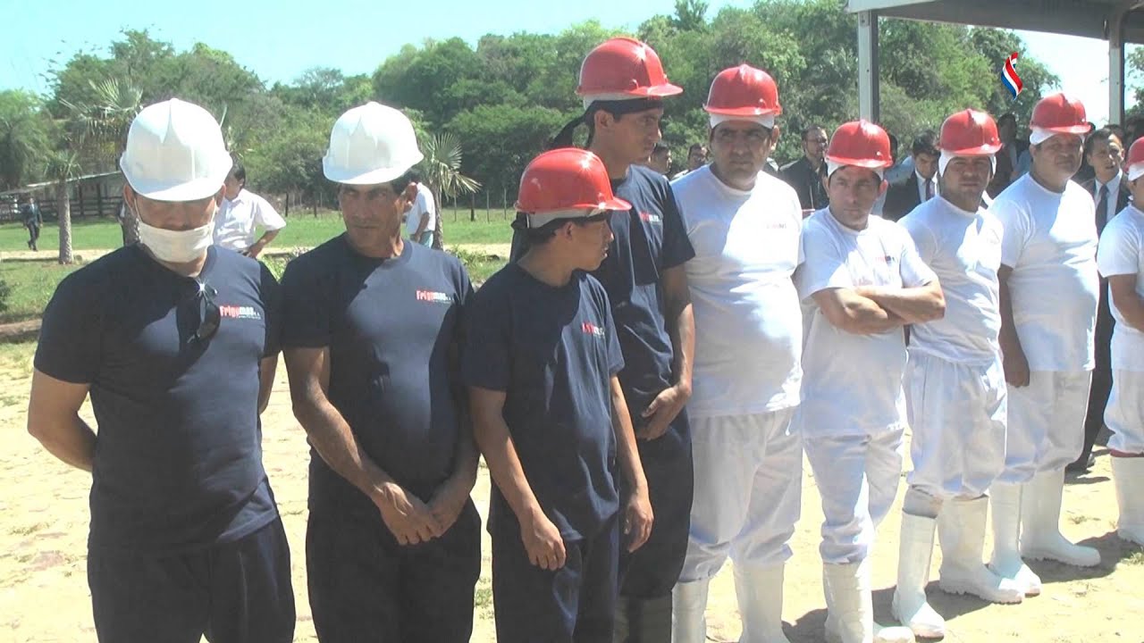 Presidente Cartes habilitó mejoras en moderno frigorífico de la ciudad de Limpio - YouTube