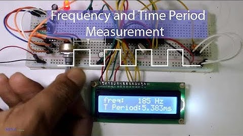 Frequency and Time Period measurement use PIC16F877A microcontroller and mikroC compiler