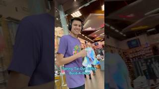 Thomas stuffing the Spring Tie-Dye Stitch Build-A-Bear #shorts #buildabear #autism