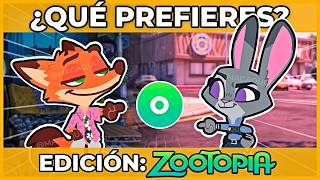 🔄️ ¿QUÉ PREFIERES? | 🦊🐰 ZOOTOPIA | Juego de elecciones | 🐵 #monoquiz screenshot 5