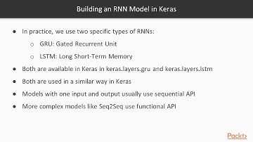 Troubleshooting Python Deep Learning:  Building an RNN Model in Keras | packtpub.com