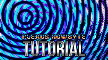 Rowbyte Plexus Animation | After Effects Tutorial Background #236