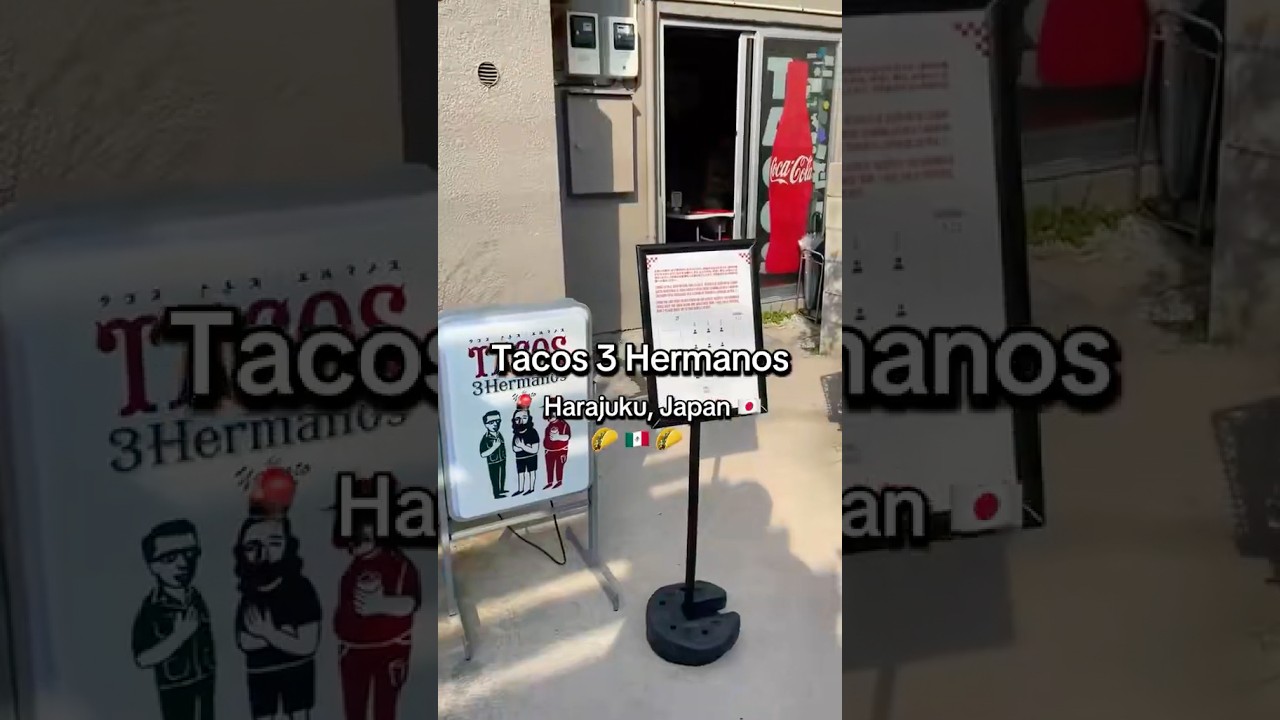 Trying Tacos in Tokyo 🌮🇯🇵 | Tacos 3 Hermanos