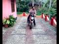 Bike stunt of shamjith babu kuttu  stoppieesss