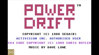 Power Drift (Commodore 64) – Full Tape Load [1990] | Activision