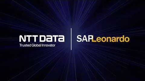 Build a Self-Driving Business with NTT DATA and SAP Leonardo