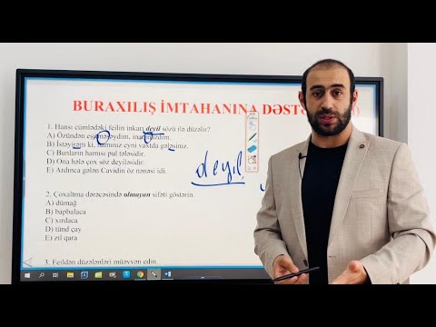 9-cu sinif #buraxılış imtahanına dəstək (yeni) - Azərbaycan dili