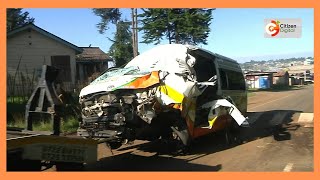 One killed, five injured as matatu rams into truck in Molo