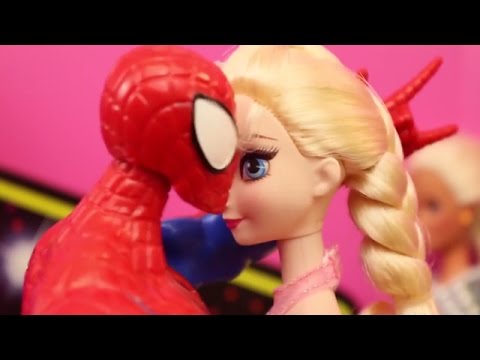 barbie and spiderman