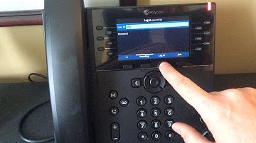 VVX 450 Login / Logout Tutorial