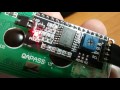 Arduino Mega Ultrasonic distance meter with I2C 16x2 Lcd