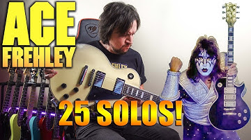 Tribute to Ace Frehley "Part 2" (1951-2025) RIP🌹- 25 of his best solos by Ignacio Torres (NDL)