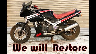 Kawasaki GPZ 500s Restoration Project - We have listened to you - Operation Restoration Has Begun