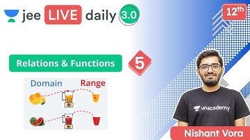 JEE: Relations & Functions L5 | Unacademy JEE | IIT JEE Maths | Nishant Vora