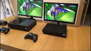 Does the Xbox One X look better on a 1080p TV compared to the Xbox One?