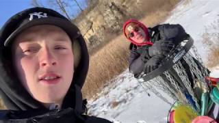 Insane Disc Golf Ace Off Cliff