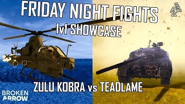 1v1 Pro Best of 3 | BROKEN ARROW Friday Night Fights | ZuluKobra vs TEADLAME