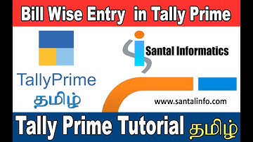 FAQ: Bill Wise Entry in Tally Prime || Bill Wise in Tamil || Tally Prime in Tamil (தமிழ்)