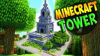 How to Build a TOWER in Minecraft!!! Medieval Village Ruin! EPIC BUILD!!!