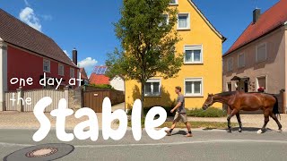 one day at the Stable & a tribute to my Village in Bavaria