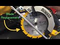 DeWalt Circular Saw Blade Installation, Removal, Replacement: Shown on Cordless DCS393