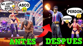 ENTRO VESTIDO DE BOT Y DESPUES ME PONGO LOS PASES MAS VETERANOS ASI REACCIONAN😮