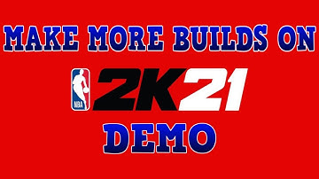 HOW TO MAKE MORE BUILDS ON 2K21 DEMO!!! HOW TO DELETE MYPLAYERS 2K21 PRELUDE!!! (PS4)