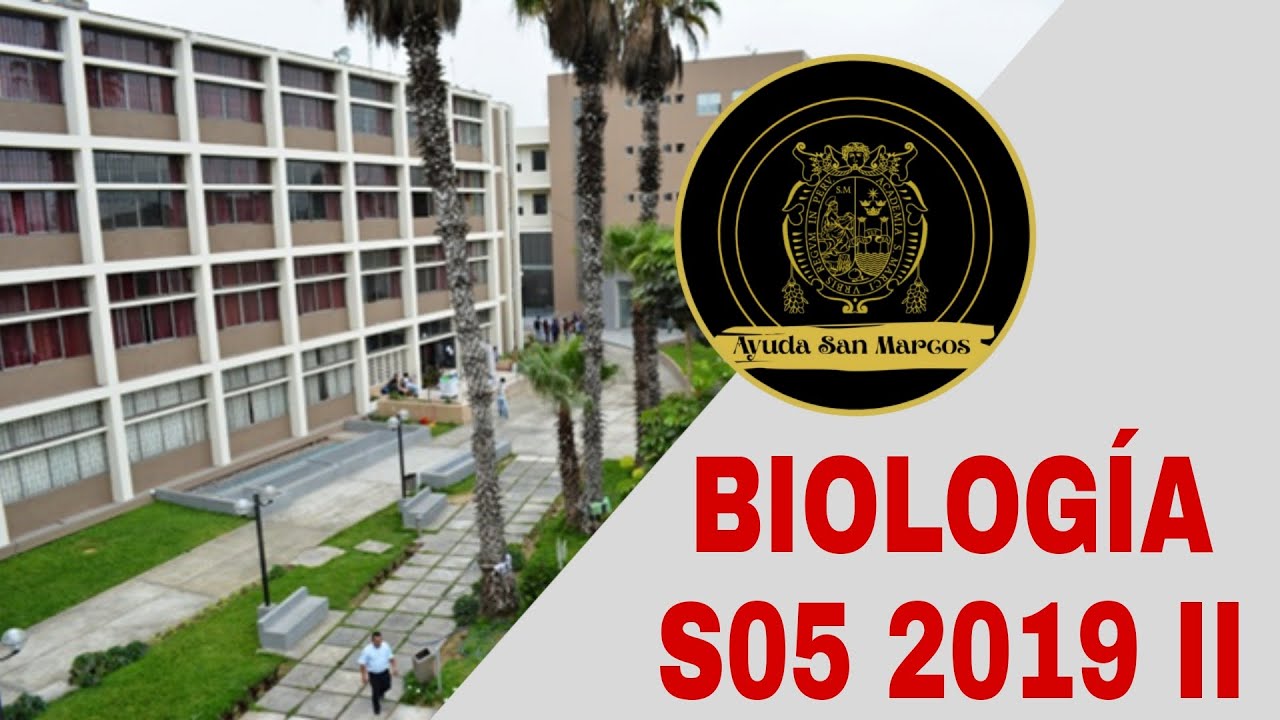 BIOLOGÍA SEMANA 5 PRE SAN MARCOS 2019 II