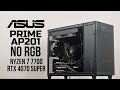 Blackout Gaming PC Build | NO RGB | ASUS Prime AP201 | AMD Ryzen 7 7700 & RTX 4070 SUPER