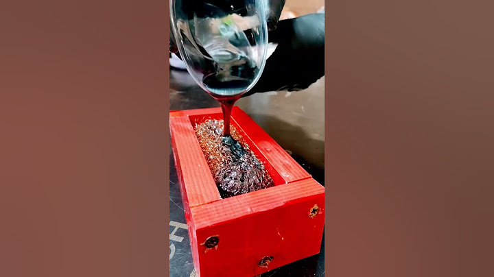 Необычный брусок для рукоятки ножа. DIY/ эпоксидный смола и медная губка .