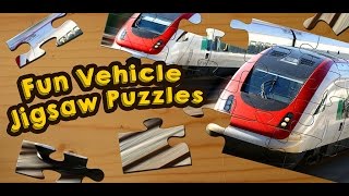 Cars, Trucks And Trains Jigsaw Puzzles Game For Kids - App Gameplay Video