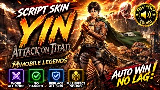 Script Skin Yin Attack on Titan Terbaru No password | Full Effect Full Voice | Easy Download 