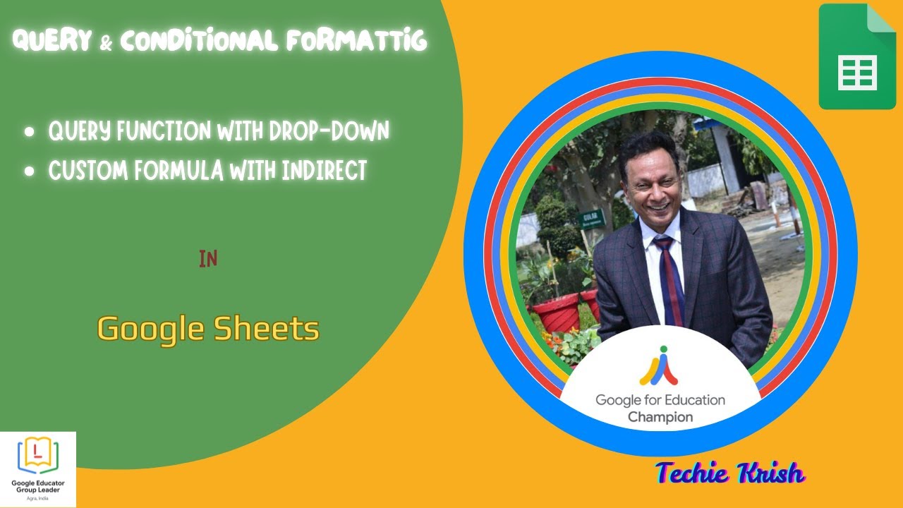 Query | Custom Formula | Conditional Formatting | Indirect | Google Sheets