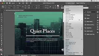 InDesign CC tutorial - Interactivity - 2 - Add Interactivity