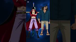 Mihawk 🆚 Red hair pirates - 1 vs 1 who's stronger ? #onepiece #anime #shanks #mihawk