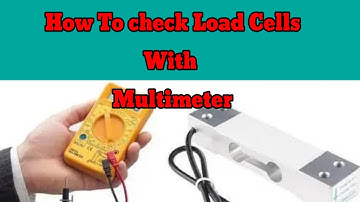 The right way to test any load cells!! How to Check a Load Cell with a Multimeter !! Load cell